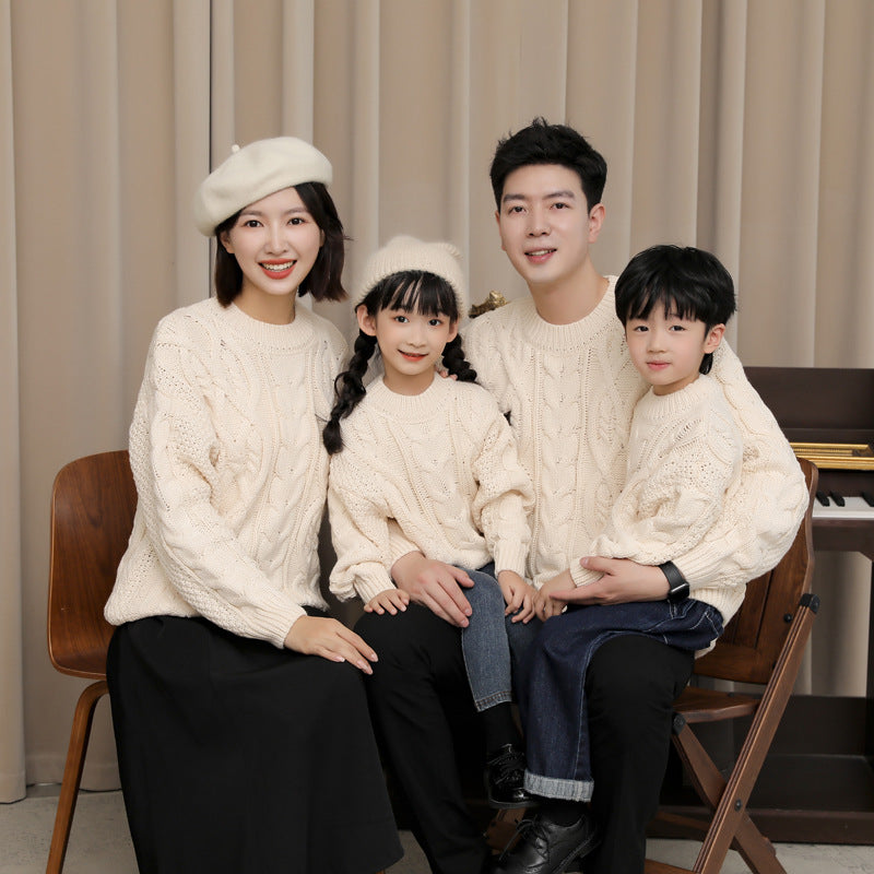 Family Matching Sweaters for Autumn/Winter (Thick)