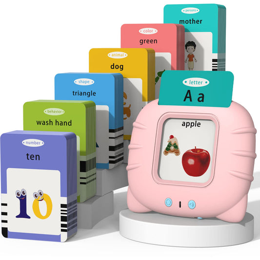 Startcan Talking Flash Cards for Toddlers 1 2 3 4 5 Speech Therapy Toys Autism Toys ABC 123 Sight Words Etc - 255 Cards-510 Sides Educational Learning Interactive Toys with Giftable Package