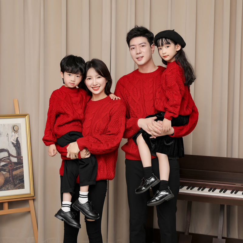 Family Matching Sweaters for Autumn/Winter (Thick)