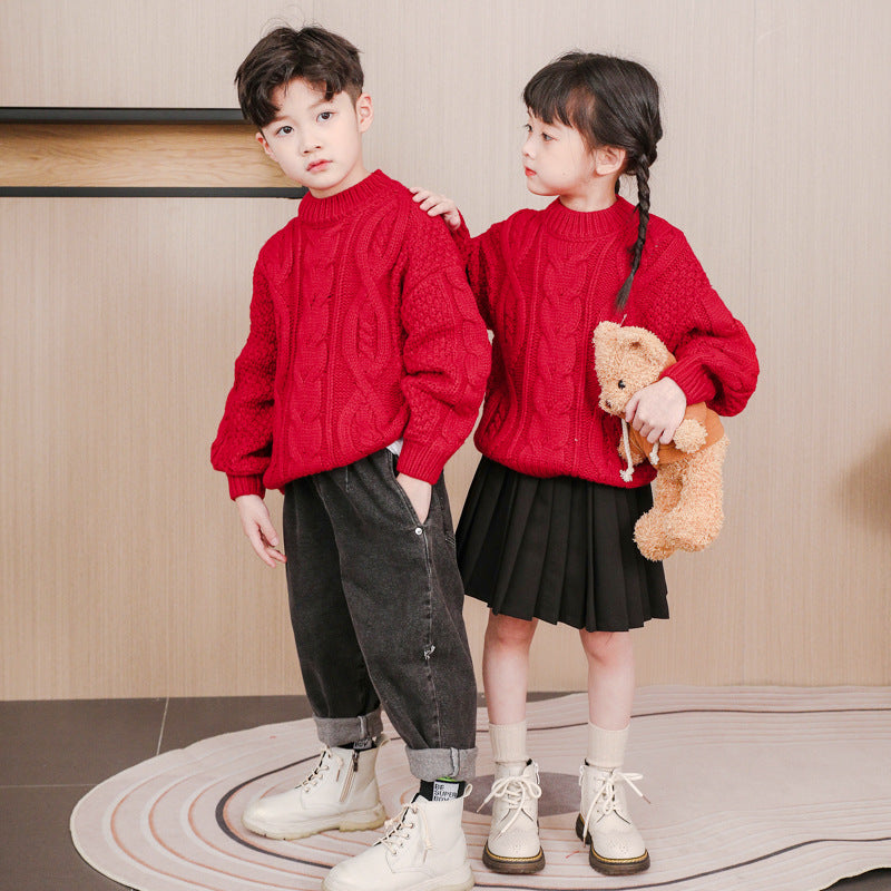 Family Matching Sweaters for Autumn/Winter (Thick)